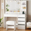 ANWBROAD Schminktisch mit LED-Beleuchtung