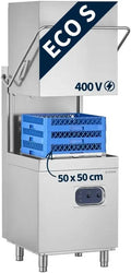 GastroHero Geschirrspüler HSME54S 400 V Silber