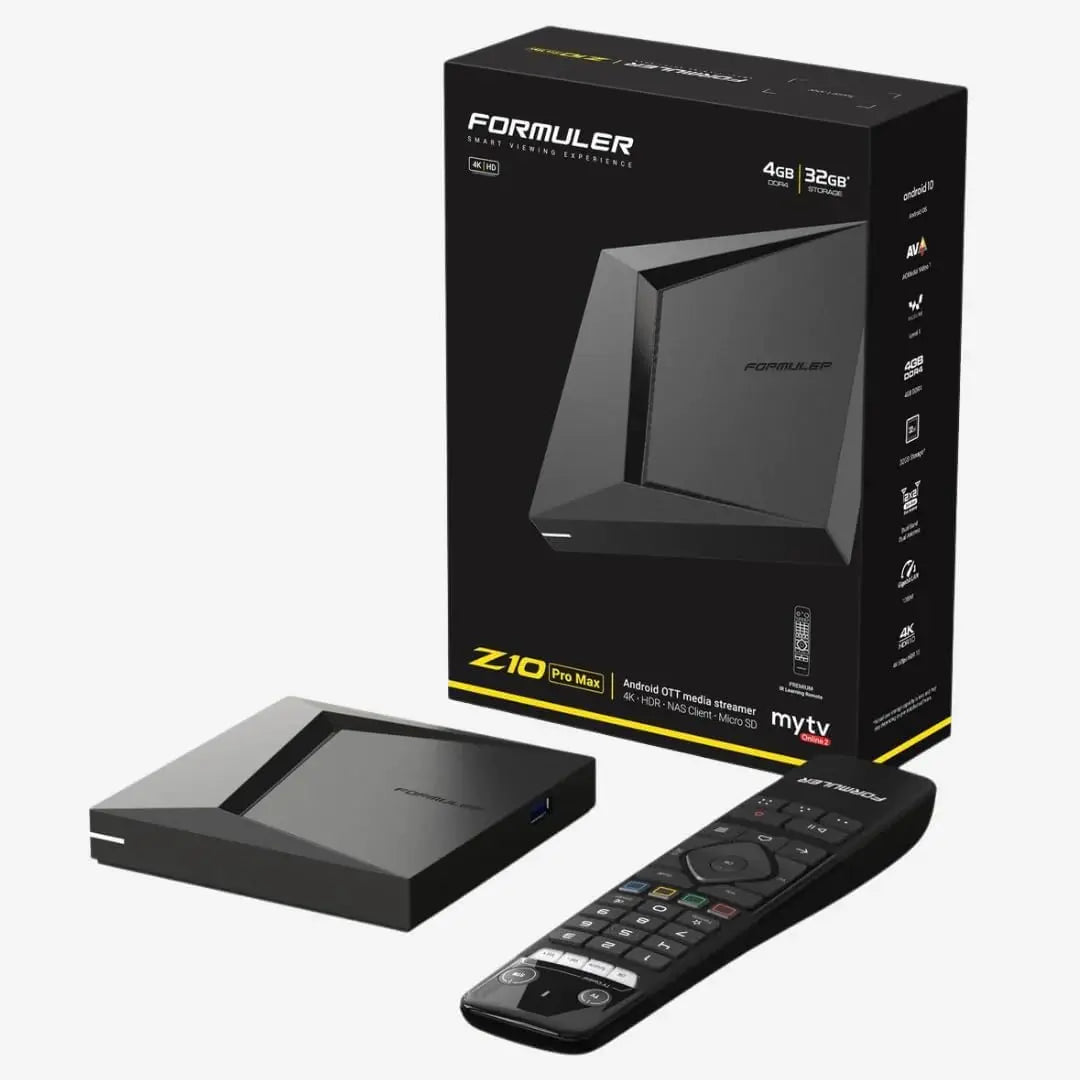 Formuler Z10 Pro Max 4K Android 10 OTT Medien-Streamer 4GB RAM 32GB Flash