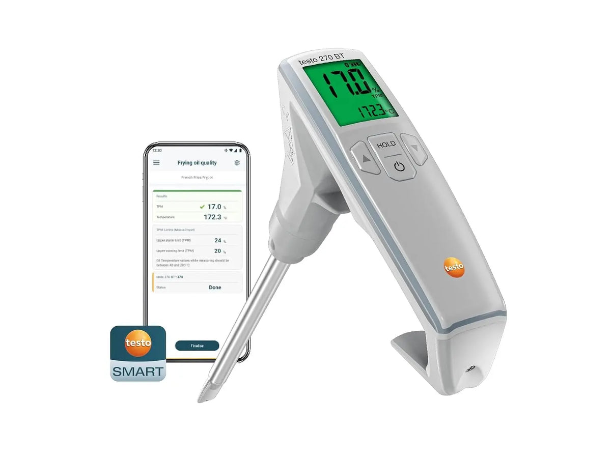 testo 0563 2770 Frittieröltester +40 - +200 °C Fühler-Typ PTC HACCP-konform