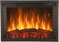 CHEMIN'ARTE Elektrokamin XL - Elektrischer 2 in 1 Stand- oder Einbaukamin -Flammeneffekt LED