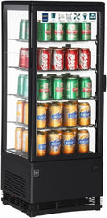METRO Vitrine GGC2098 98 l 111 cm mit LED-Beleuchtung Schwarz