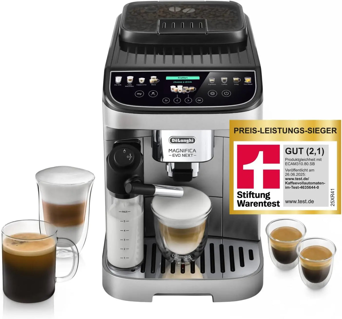 De'Longhi Kaffeemaschine ECAM312 mit Display