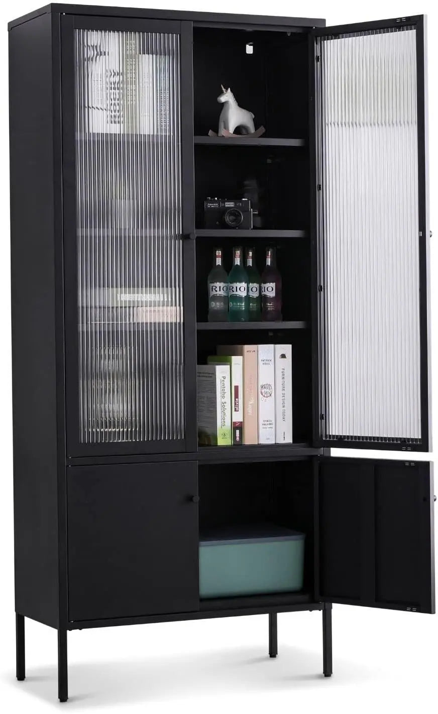 Coemo Vitrine Schwarz