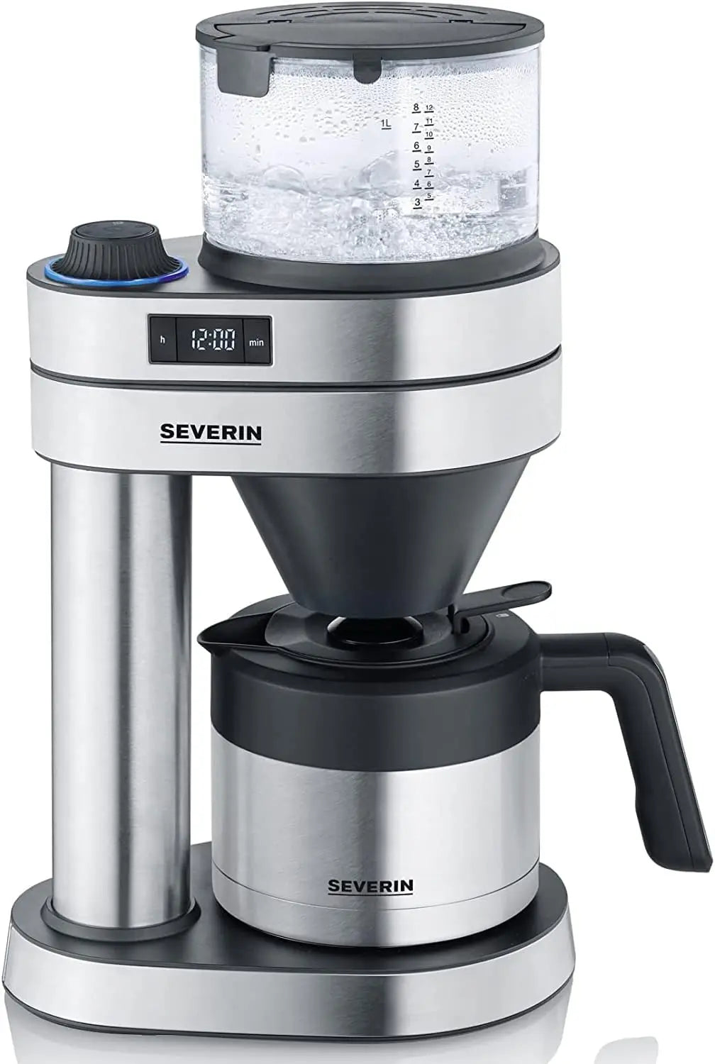SEVERIN Kaffeemaschine 1l mit Timer Schwarz