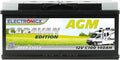 Electronicx AGM Caravan Versorgungsbatterie 12V 140Ah – Hochleistungsbatterie 140 Ah