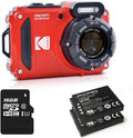 KODAK Pixpro Pack WPZ2 + 2 Akkus + 1 SD-Karte – Kompakt 16 M Pixel