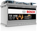 Bosch 0092S5A080 Batterie AGM 12 V 70 mAh 760 A B13