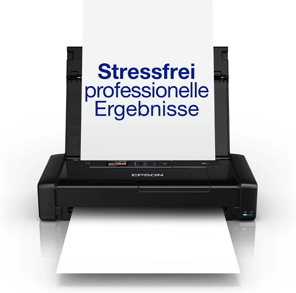 Epson Drucker WF-110W 110 W mit WLAN und USB-Anschluss Schwarz
