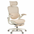 Bürostuhl – 17 cm, ausziehbar, mit Armlehnen, Beige