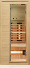 Dewello Infrarotkabine Infrarotsauna Calgary 90cm x 90cm 1 Person inkl. Vollspektrumstrahler