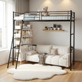 Hochbett Bett Schwarz