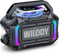 Wilody Audiogerät IPX7 100 W mit USB-Anschluss und Bluetooth Schwarz