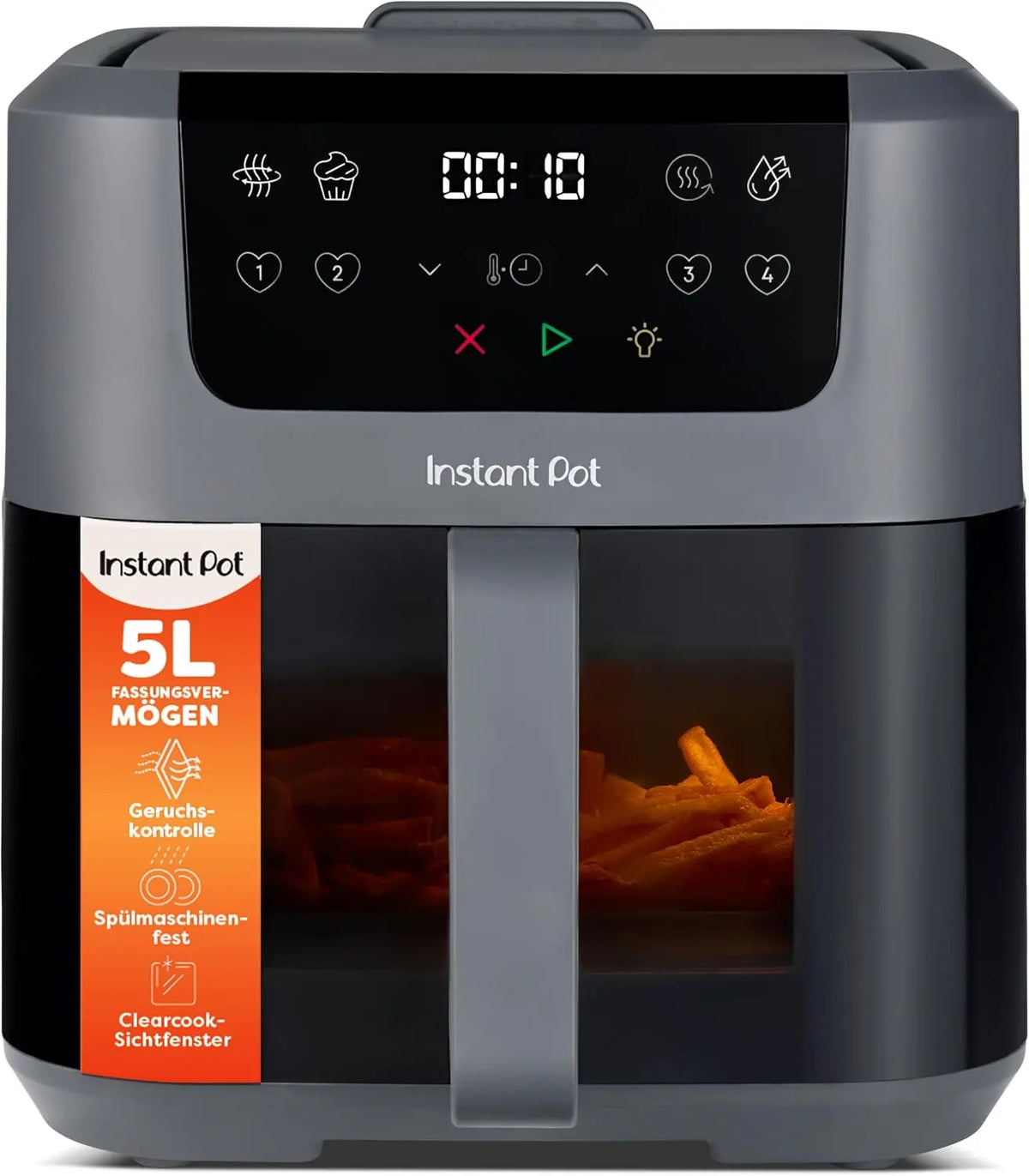 Instant Heißluftfritteuse 5 l mit 4-in-1-Funktion