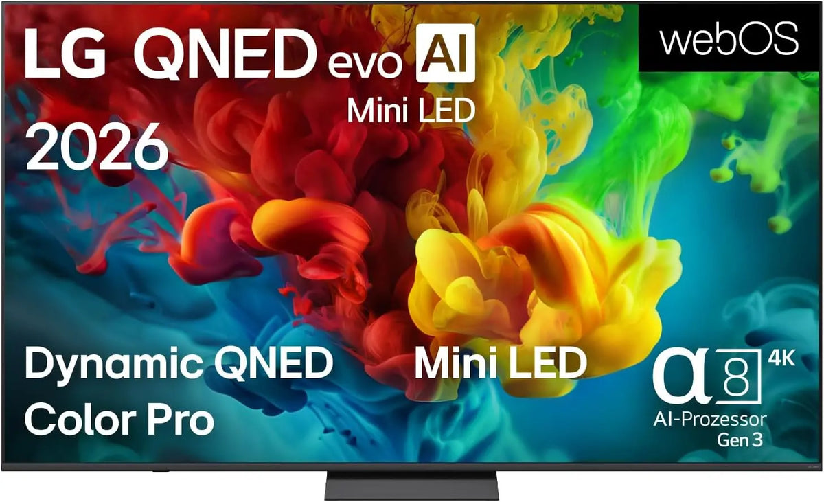 LG Fernseher 55QNED83B6A 55 Zoll mit LED-Beleuchtung