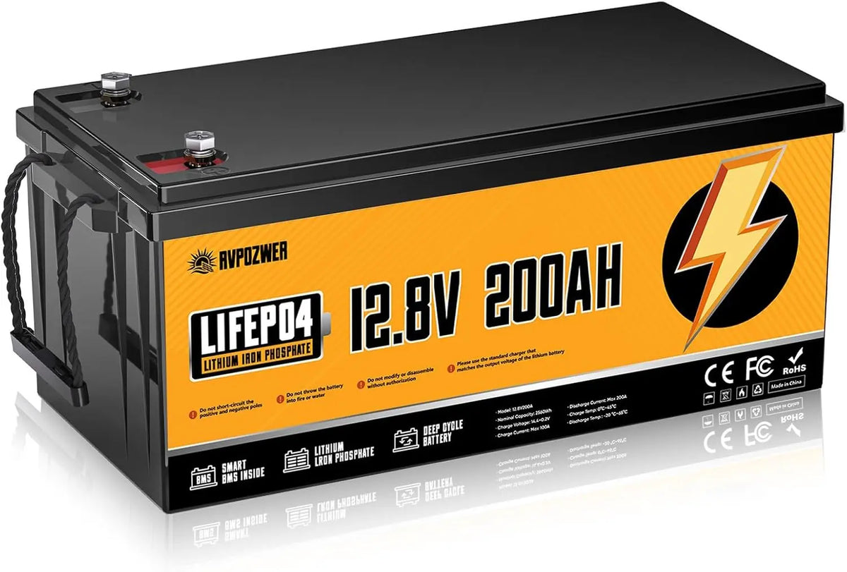 Batterie 200A 12 V mit Solarfunktion