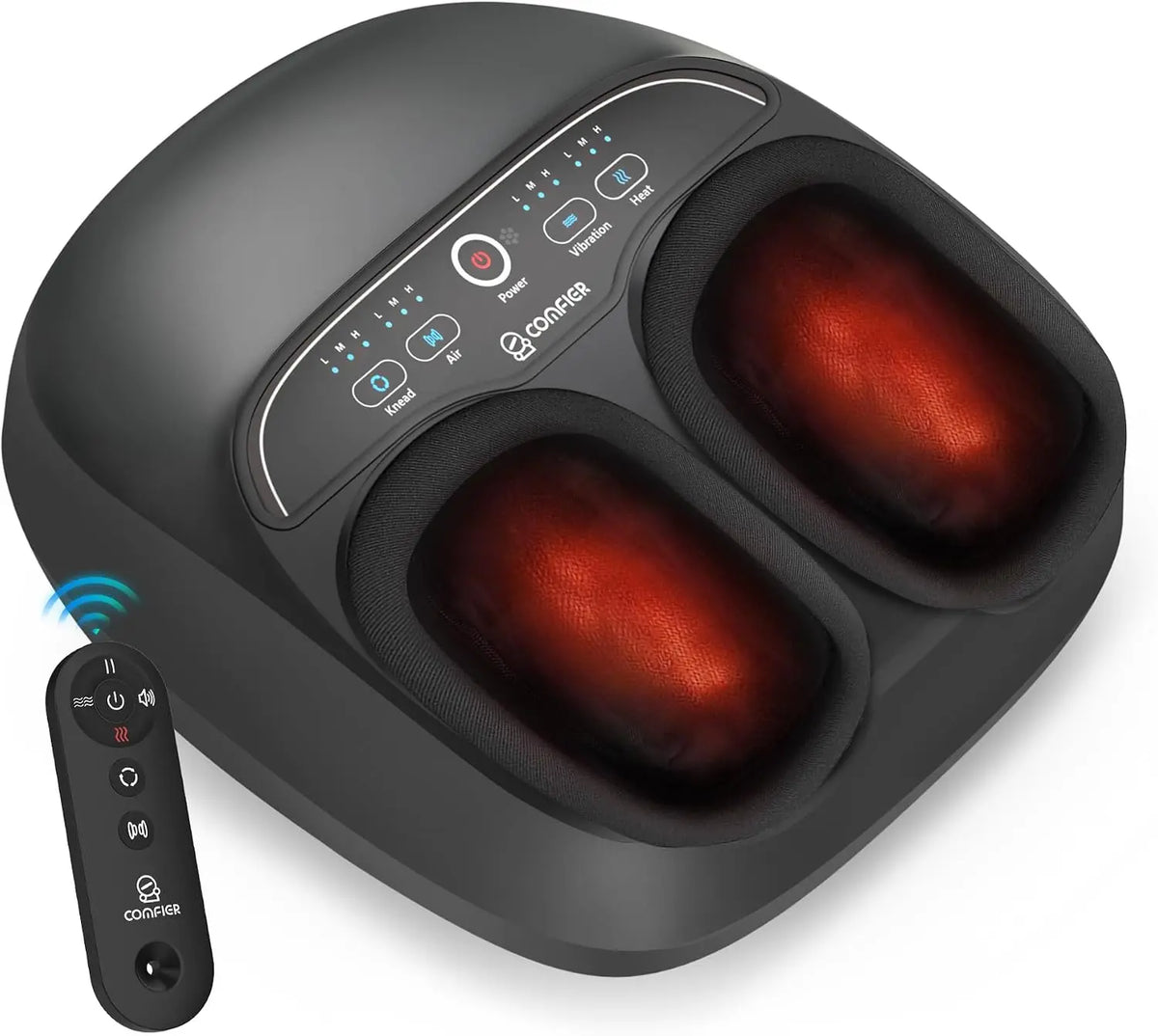 COMFIER Shiatsu Fußmassagegerät mit Wärme & Fernbedienung