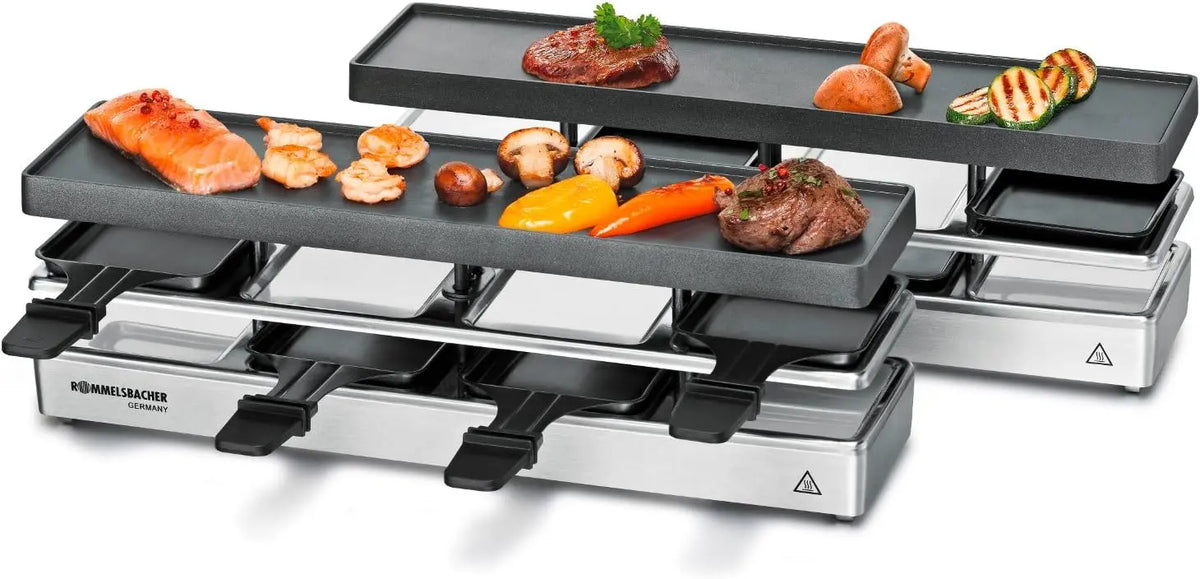 ROMMELSBACHER Grill 1460 W Silber