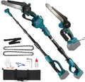 2 IN 1 KettensäGe Und Hochentaster Akku kompatibel mit Makita 18V(ohne Akku)