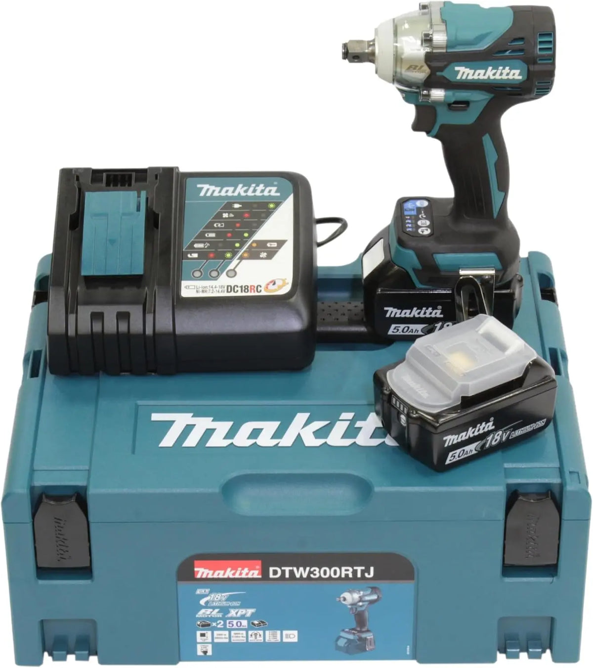 Makita Akku-Drehschlagschrauber DTW300RTJ 18 V 0 Ah