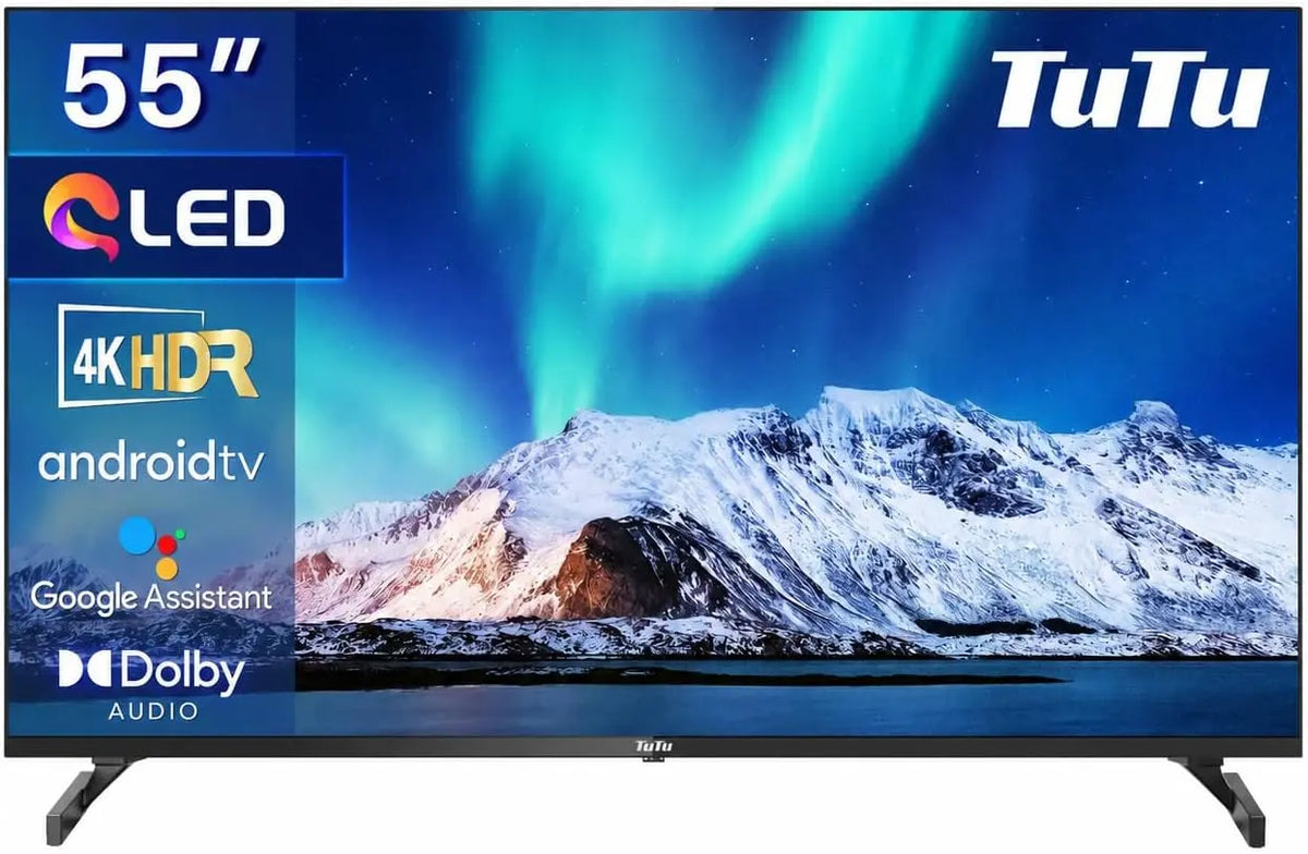 TuTu Fernseher TUQ55UN1 55 Zoll 139 cm mit LED-Beleuchtung