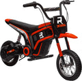 HOMCOM Elektro Motorrad Kinder 24V mit 350W Motor für 8-12 Jahre Rot