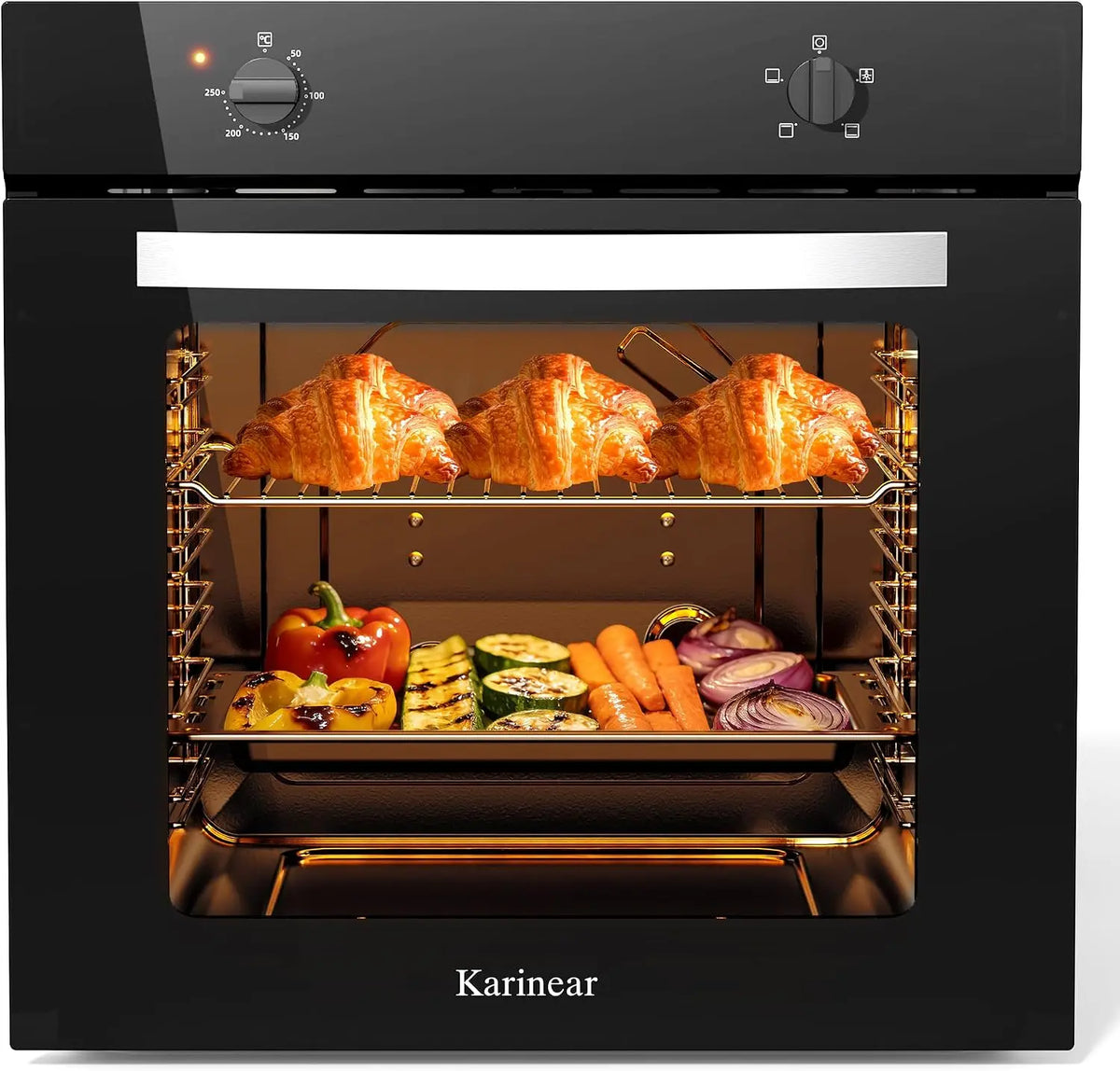 Karinear Herd 2000 W 65 l 60 cm Schwarz